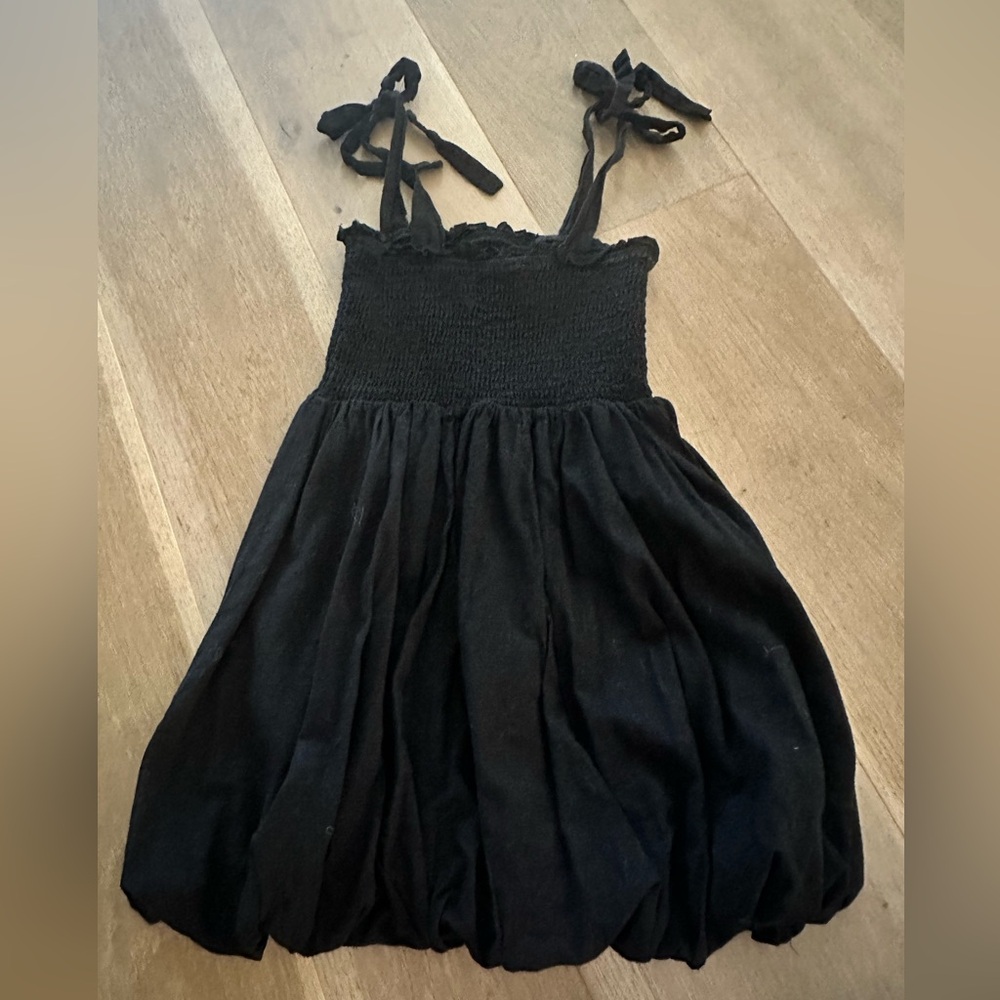 Katie J black bubble dress